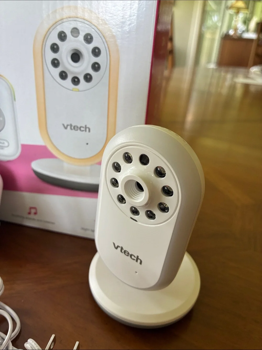 VTech White Fixed-Position Video Baby Monitor - 2.8